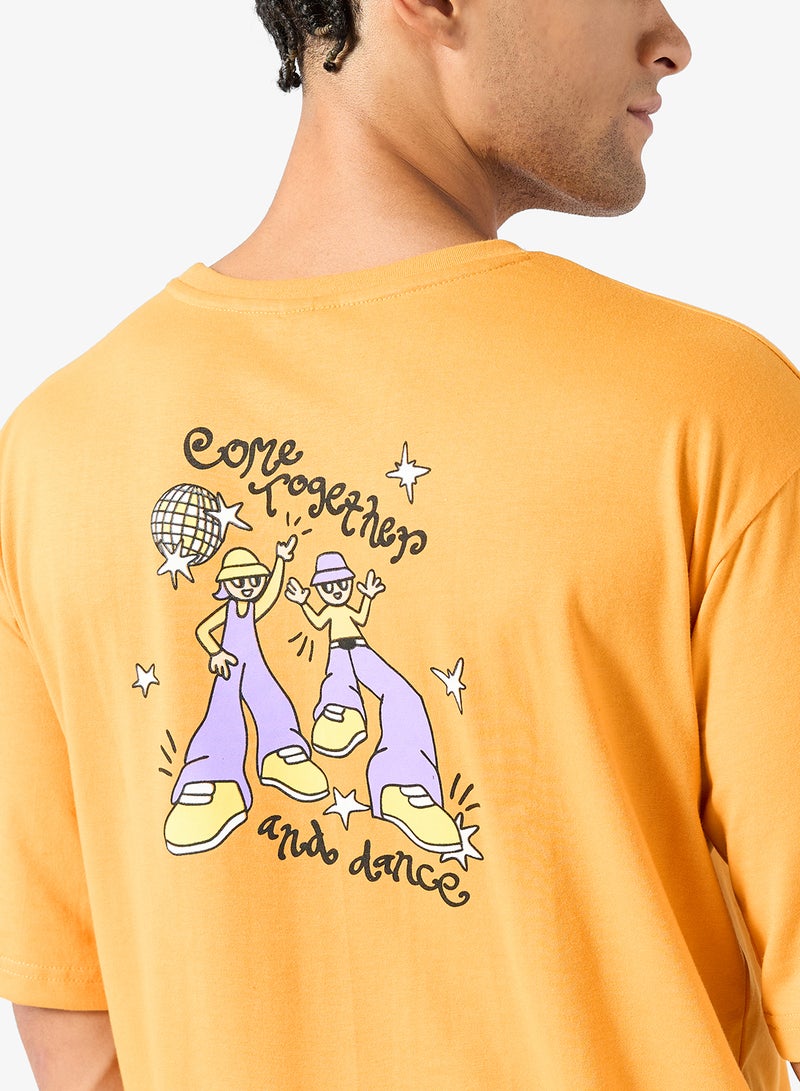 سفنتي فايف تي شيرت برسومات كبيرة الحجم - Image 3