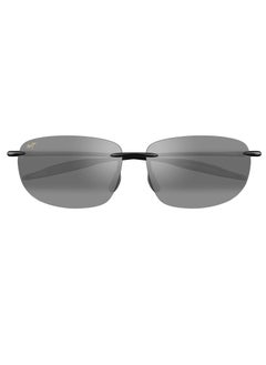 MAUI JIM Maui Jim Breakwall 422-02 Unisex Polarized Rectangular Sunglasses – 64 mm Lens Size  - Image 3