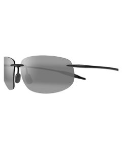 MAUI JIM Maui Jim Breakwall 422-02 Unisex Polarized Rectangular Sunglasses – 64 mm Lens Size  - Image 2