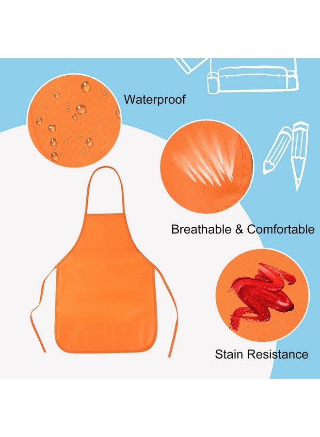 PLULON 30 Pcs Kids Apron for Painting, Art Smocks Bulk for Activities, Craft, Home Kitchen, Classroom Party Supplies - Image 3