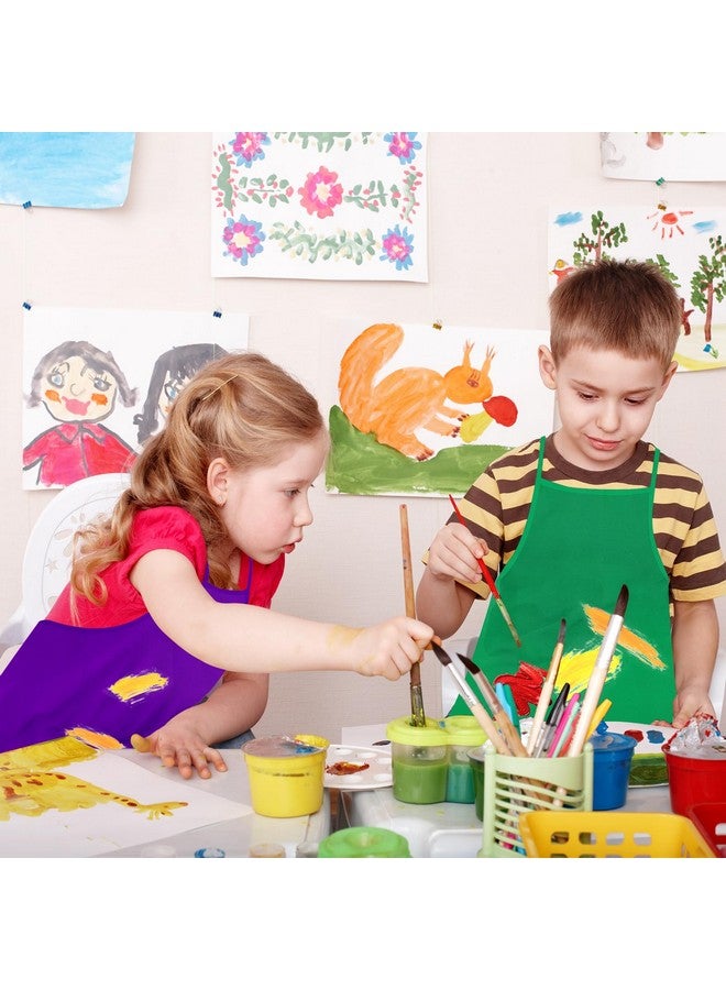 PLULON 30 Pcs Kids Apron for Painting, Art Smocks Bulk for Activities, Craft, Home Kitchen, Classroom Party Supplies - Image 5