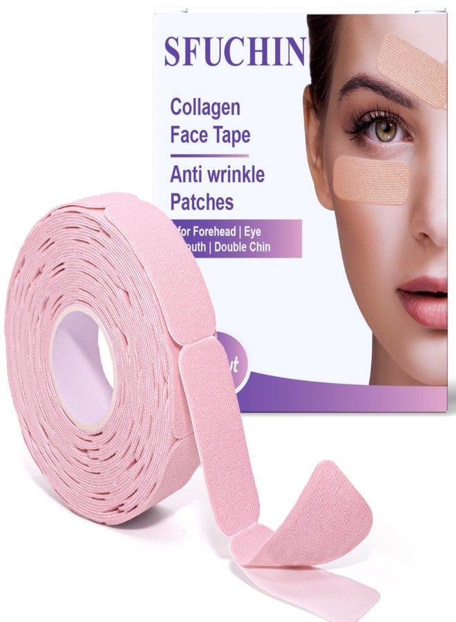 Sfuchin 125 Pcs/Roll Collagen Anti Wrinkle Patches - 2026 New Version Pre Cut Face Tape for Wrinkles Overnight, Smooth Fine Lines and Firm Lift Skin, Smile Line Forehead Eye Lip Multi Area Use - Image 1