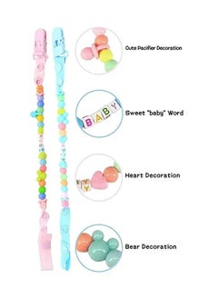 Generic Smart Pacifier Chain, Beads With Clasp  - Image 2