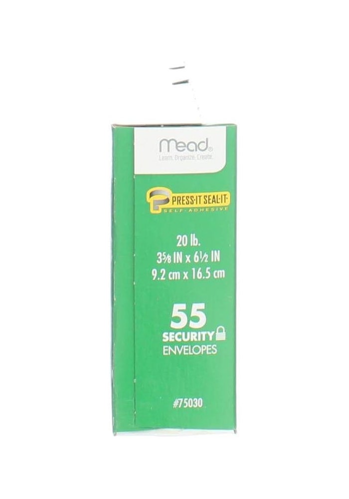 Mead Press-it Seal-it Security Envelopes - 55 Count Self-Adhesive Privacy Envelopes - Image 4