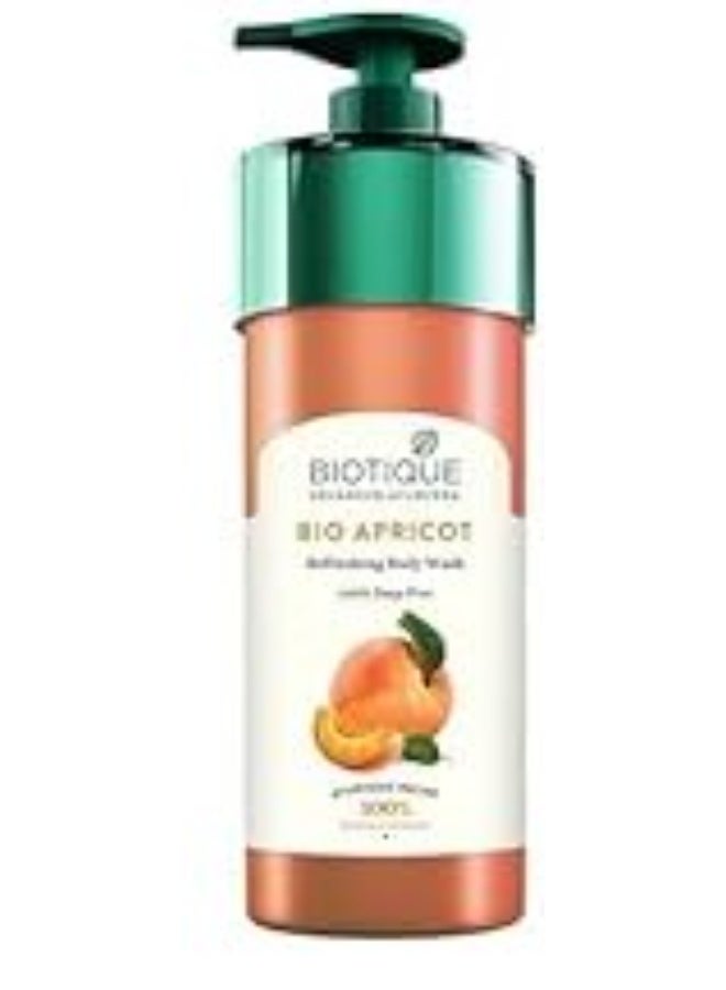 Biotique Apricot Refreshing Body Wash | Keeps Skin Fresh and Clean | Brightens Skin and Reducing Dark Spots | 100% Botanical Extracts | Suitable for All Skin Types | 800ml (Pack of 3) - Image 2