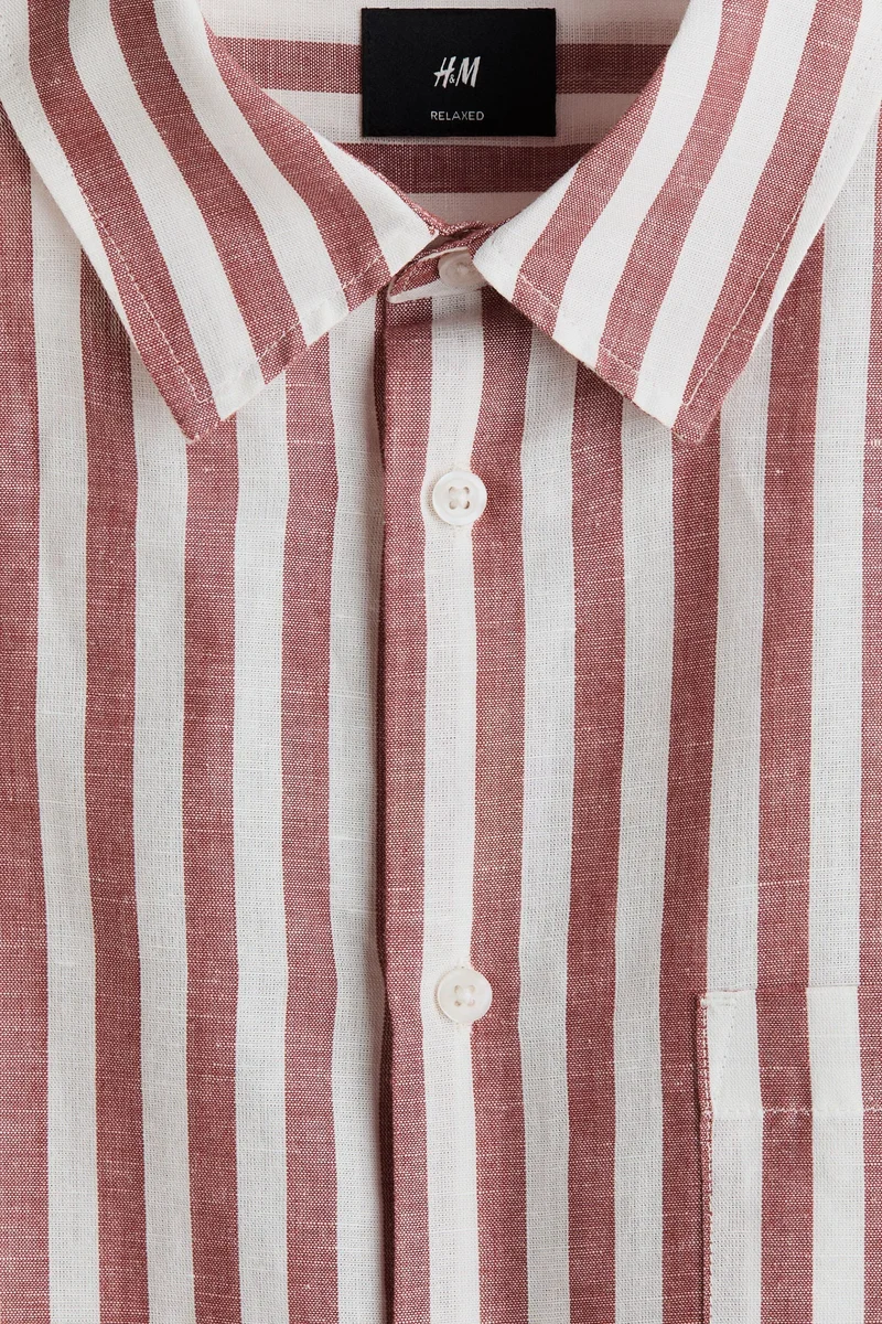 H&M Relaxed Fit Linen-blend shirt