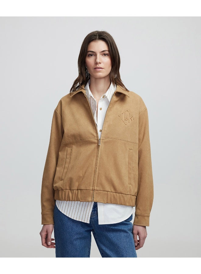 Ipekyol Faux Suede Bomber Jacket  - Image 2