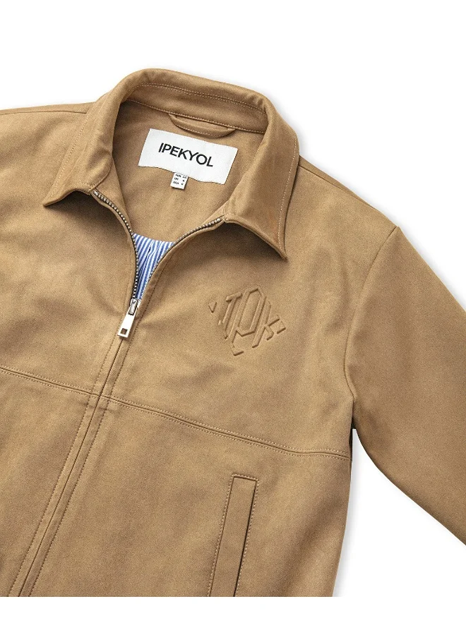 Ipekyol Faux Suede Bomber Jacket