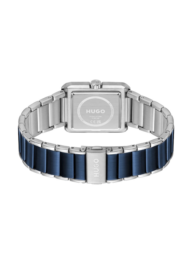 HUGO BOSS HUGO BOSS WATCH RECTANGLE ANALOG MEN'S BLUE CASE WATCH - 1530382  - Image 3