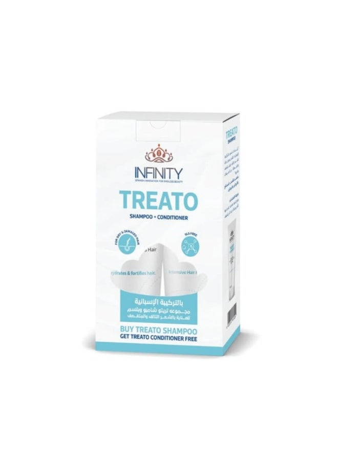 إينفينيتي انفنيتي تريتو شامبو 250 مل + بلسم 120 مل