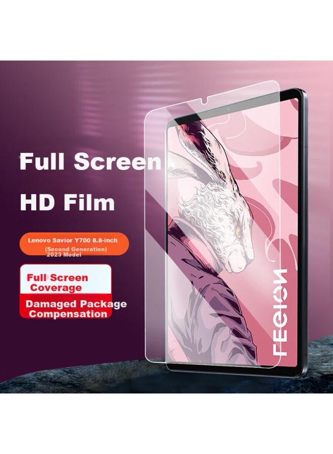 Shell Sister Qiaojiejie Tempered Glass Screen Protector For Lenovo Legion Y700 Second Generation Model Lenovo Tablet 8.8-inch Hd Protective Film, Scratch-resistant Full-screen Coverage Film - Image 1