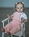 Zero Pam Reborn Baby Dolls Girls 24 Inch Large Size Realistic Baby Doll Real Looking Reborn Toddler Girl with Natural Curly Hair Life Size Dolls for Girl Boy Toys - Image 2
