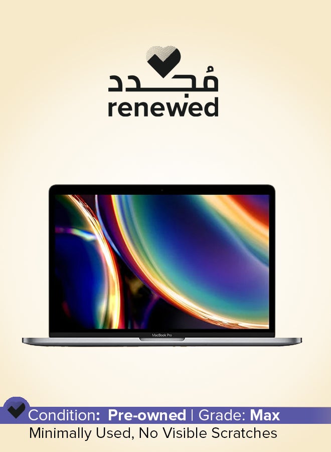 ابل  مجدد - لابتوب ماك بوك برو (2020) A2289 بشاشة 13.3 بوصة، مع معالج إنتل كور i5/الجيل التاسع/ذاكرة RAM 8GB/قرص SSD سعة 256GB/رسومات مدمجة 1.5GB - Image 1