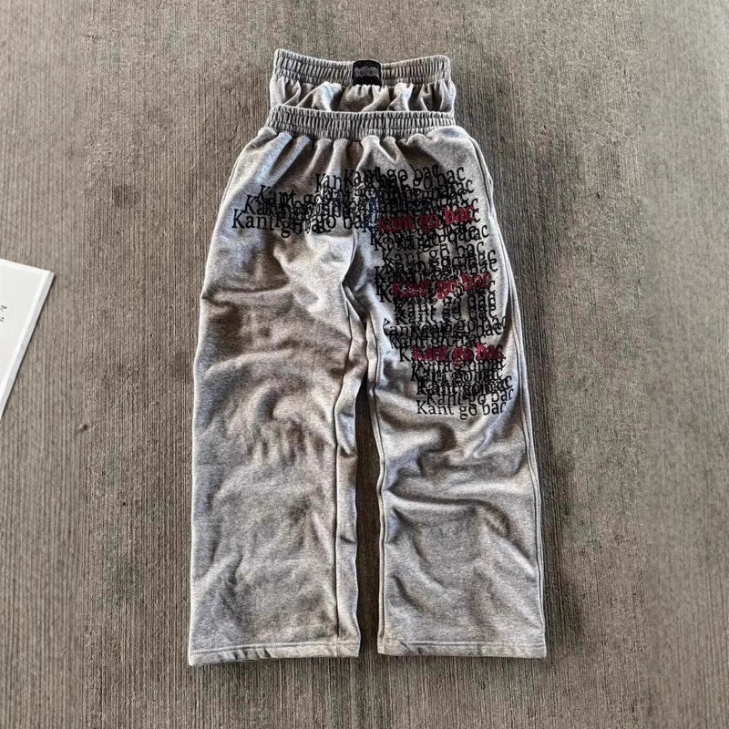 New Popular Green Code Series Printed Youth Single Waist Wide Leg Pants Sale - Image 3