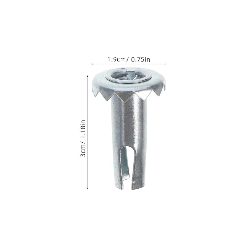 12pcs Iron Caster Socket Sleeves for Stem Casters Round Furniture Inserts Compatible with Grip Ring Chair Legs and Wooden Furniture Replacement - Image 2