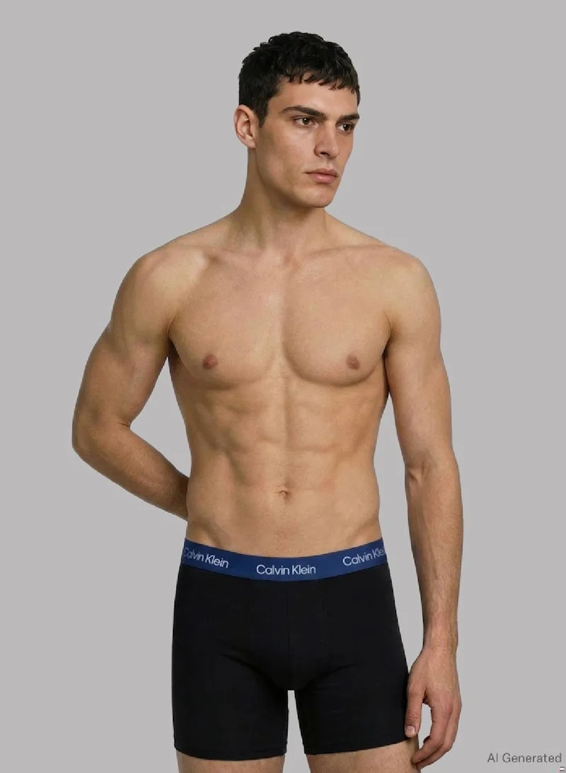 CALVIN KLEIN  3 Pack Boxer Briefs - Cotton Stretch for Men | Best Price UAE