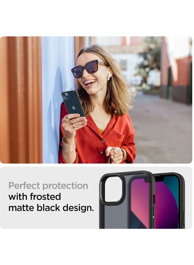 Color Fans Ultra Hybrid iPhone 13 Case Anti Yellowing Frost Black - Image 5