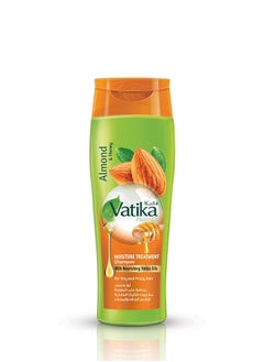 Vatika Naturals Moisture Treatment Shampoo | Natural & Herbal | Enriched with Almond and Honey | For Dry and Frizzy hair - 200 ml
