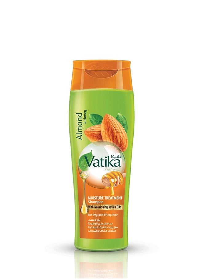 Vatika Naturals - Vatika Naturals Moisture Treatment Shampoo | Natural & Herbal | Enriched with Almond and Honey | For Dry and Frizzy hair - 200 ml - Image 1