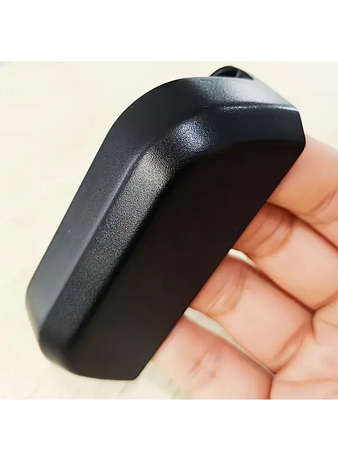 Glossy Black Car Trunk Handle Cover With Red Trim Easy Adhesive Installation - Image 5