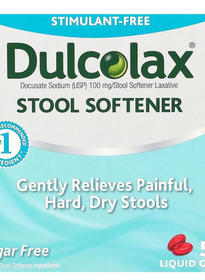 DULCOLAX Stool Softener 50 Liquid Gels