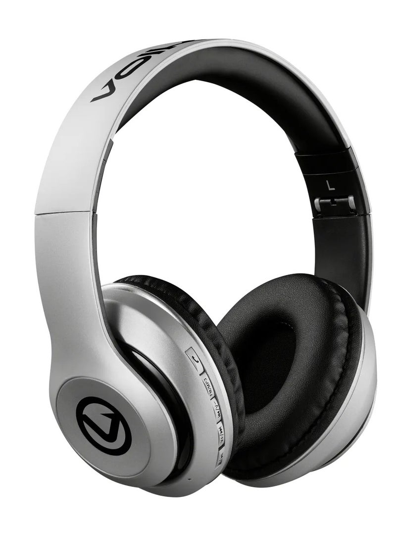 Volkano - Impulse Series Bluetooth Headphones - Silver - Image 1