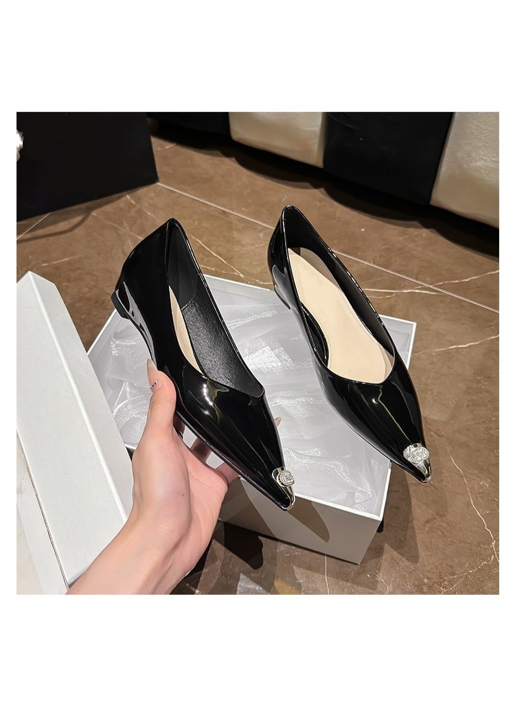 Shougu New Style Low Heel Single Shoe With Pointed Toe - Image 3