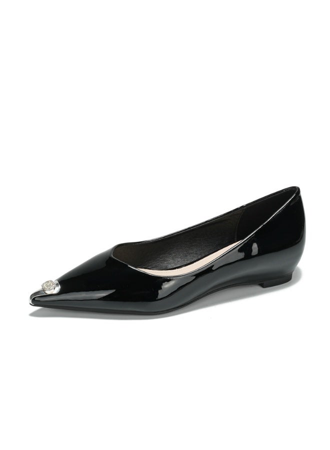 Shougu New Style Low Heel Single Shoe With Pointed Toe - Image 1