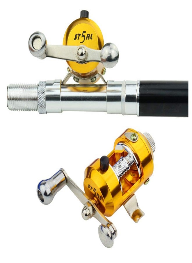 EMMRAGNO Portable Pocket Telescopic 38inch Mini Pen Shape Fishing Rod and Reel Combos, Pen Shape Folded Fishing Pole with Reel Wheel Gift, Suit for River, Lake, Reservoir, Ice Fishing and So On - Image 4
