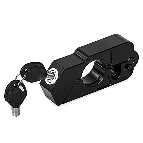 bravedog Motorcycle Lock Universal Motorcycle Handle Throttle Grip Security Lock (Black) - Image 1