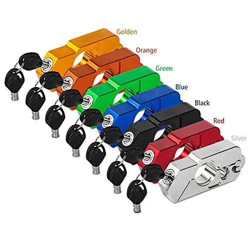 bravedog Motorcycle Lock Universal Motorcycle Handle Throttle Grip Security Lock (Black) - Image 2