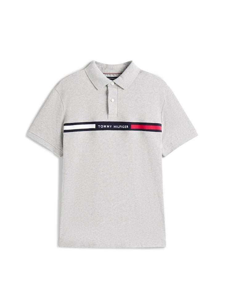 تومي هيلفيغر بولو قطن مطاطي بقصة عادية - Image 4