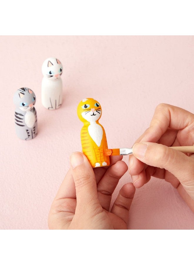 Bright Creations 50 Pack Unfinished Wooden Peg Doll Bodies, Natural Wood Figures for Painting, DIY Arts and Crafts, 2.4 inches Tall - Image 3