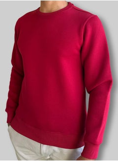 Sweatshirt Round Neck, Maroon - pzsku/ZBDFE9863E3222C880F27Z/45/_/1730901400/c223fe59-7cea-4c73-bc40-7906b72b2169