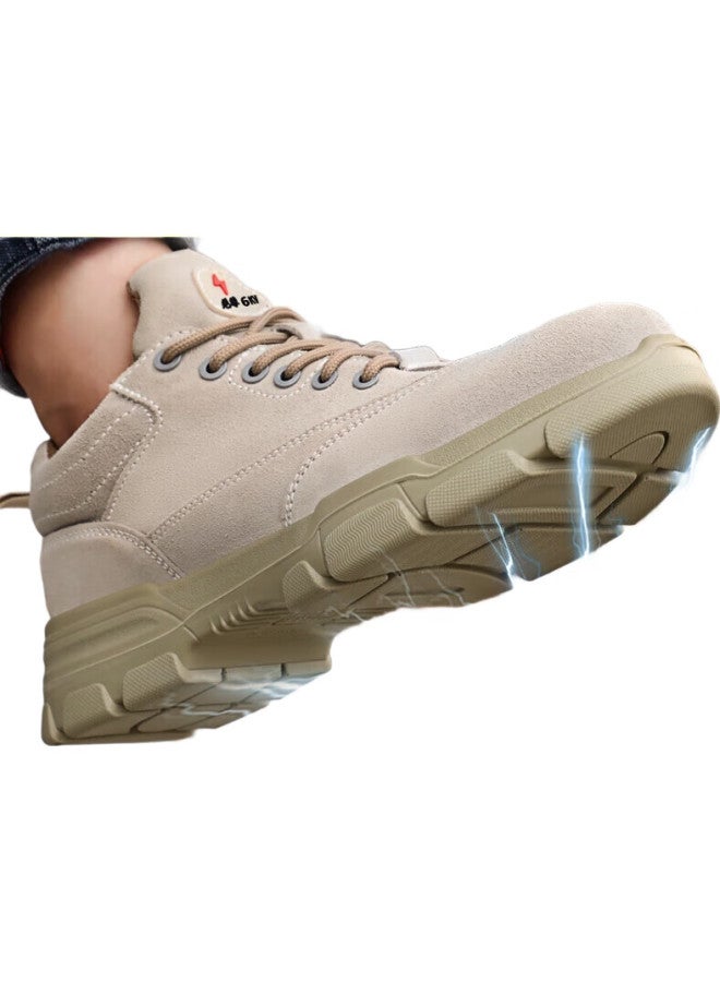 JUNBU Insulated Electrician Safety Shoes With Anti-Smashing And Anti-Piercing Plastic Toe Cap Lightweight Safety Work Shoes 9173Kv 40 - Image 1