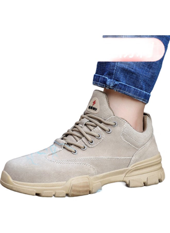 JUNBU Insulated Electrician Safety Shoes With Anti-Smashing And Anti-Piercing Plastic Toe Cap Lightweight Safety Work Shoes 9173Kv 40 - Image 3