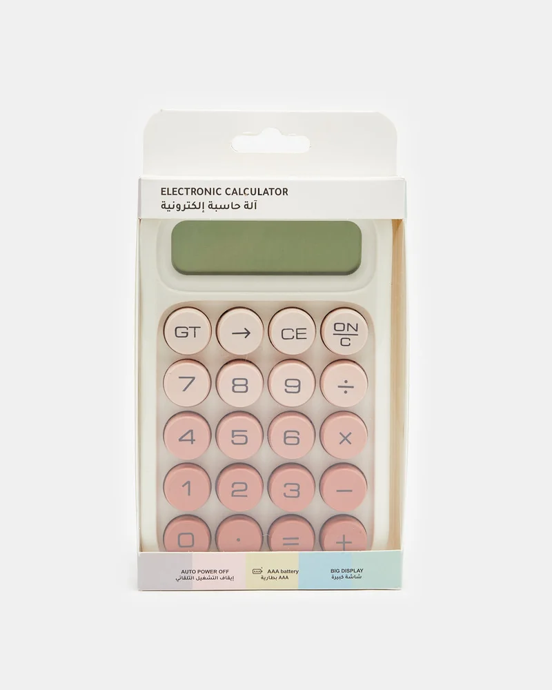 Redtag Pink Electronic Calculator