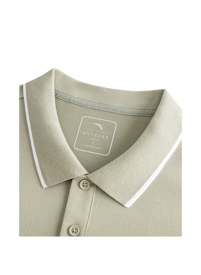 انتا تي شيرت بولو بأكمام قصيرة مناسب للتدريب والتمرين والتنقل - Image 4