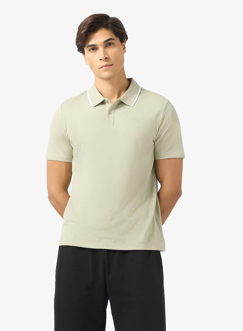 ANTA Men’s Quick-Dry Breathable Polo Shirt – Smart-Casual Comfort