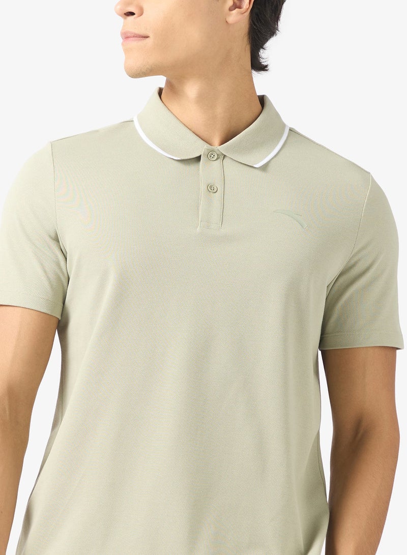 ANTA Men’s Quick-Dry Breathable Polo Shirt – Smart-Casual Comfort - Image 3