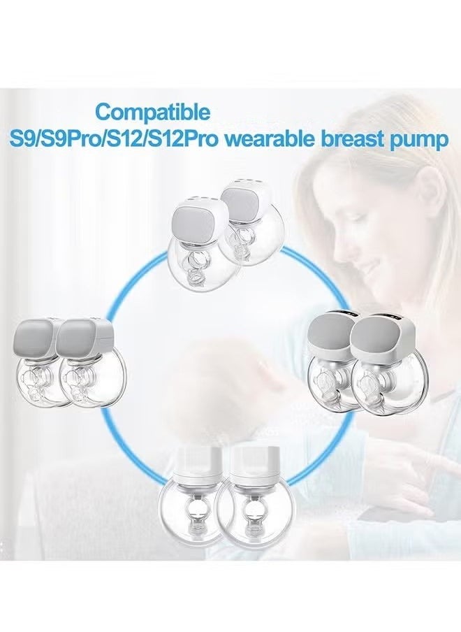 Gonice Pack Of 4 Duckbill Valves And 2 Pack Of 2 Silicone Diaphragm Compatible with Wearable Breast Pump  - Image 4