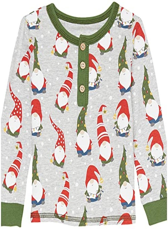 Mud Pie baby boys Christmas Gnome Pajamas and Toddler Sleepers, Gray, 2T US - Image 3