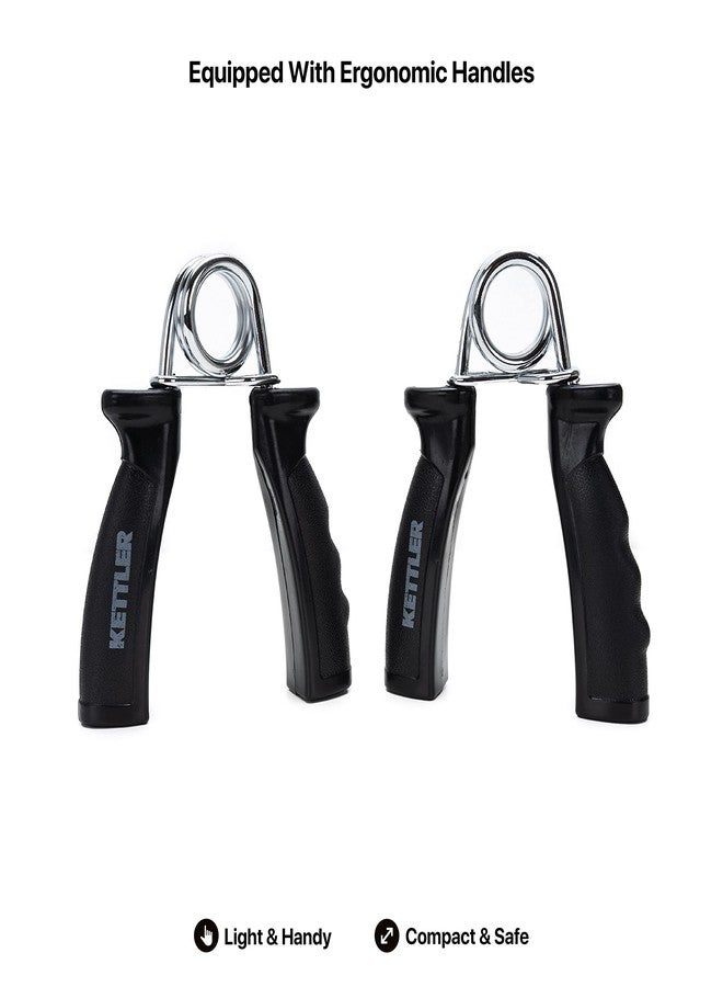 Kettler Spring Grips, German Technology Powered 100 Pounds to 350 Pounds New Hand Grips Increase Strength Spring Finger Pinch Expander Hand A Type Gripper Exerciser, Ideal for Men & Women - Image 3