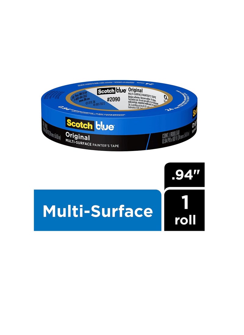Scotch  - ScotchBlue Original Multi-Surface Painter’s Tape, 0.94" Width 2090-24E 1 - Image 1