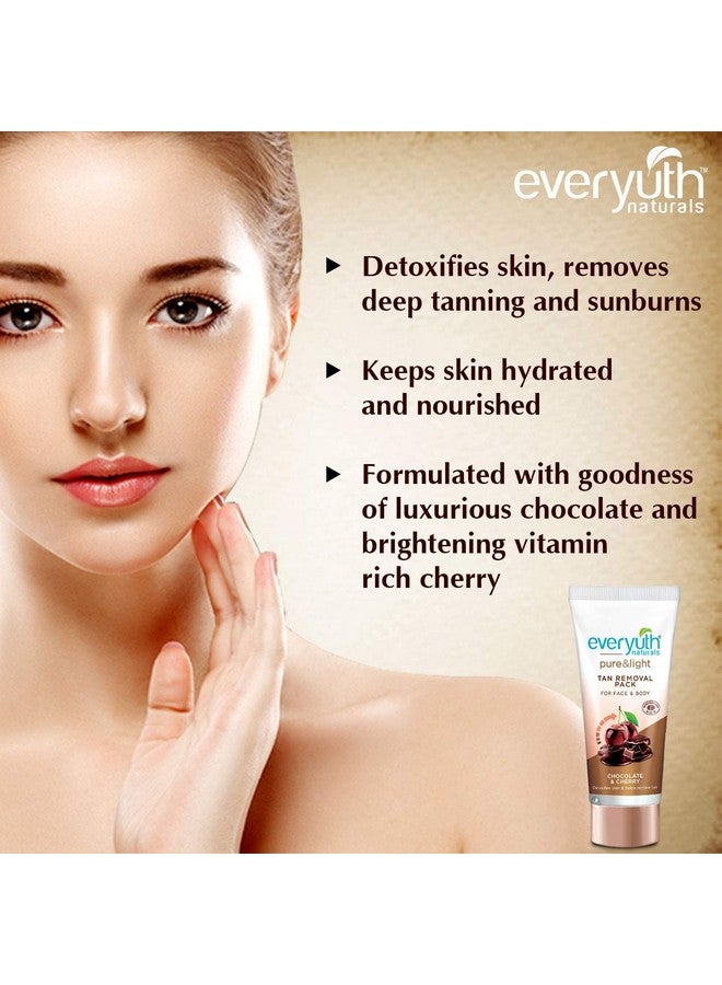 إيفريوث قناع إزالة السمرة من إيفريوث ناتشورالز، بنكهة الشوكولاتة والكرز، 50 غرام - Image 5