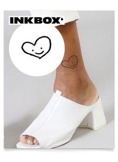 inkbox Inkbox Temporary Tattoos, Semi-Permanent Tattoo, One Premium Easy Long Lasting, Water-Resistant Temp Tattoo with For Now Ink - Lasts 1-2 Weeks, Love Ya, 2 x 2 in  - Image 1