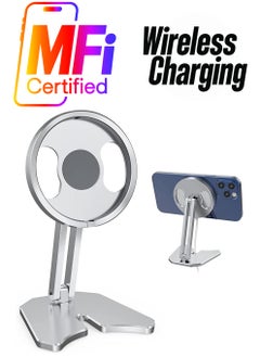 Stand for MagSafe Charger, Aluminum Magnetic Charger Holder Compatible with Apple iPhone 12, for 12 Mini, for 12 Pro, for 12 Pro Max.