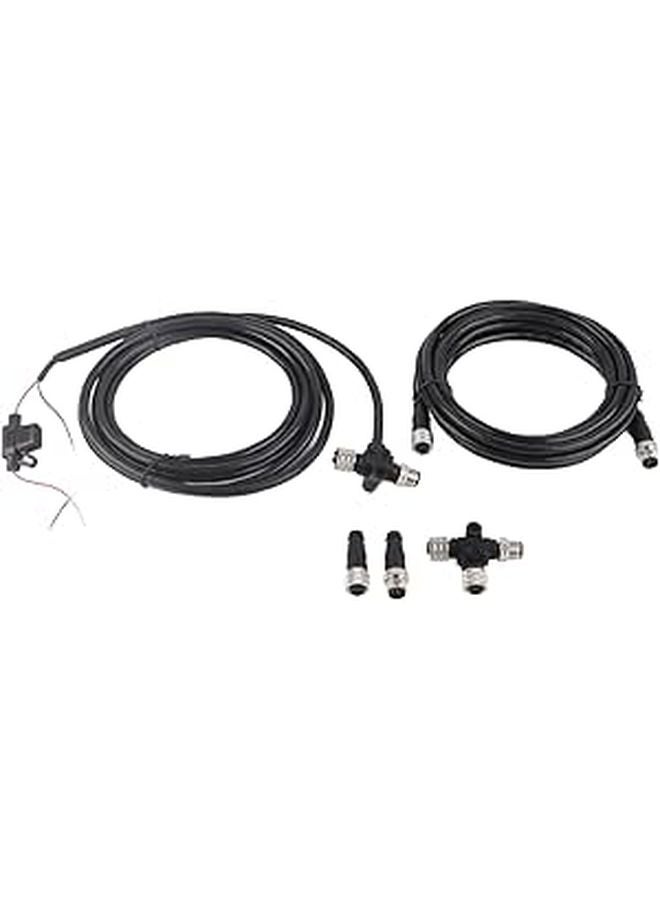 NMEA2000 Starter Kit with T Connector Cable Terminating Resistors 3 Port Adapter IP67 Marine Network - Image 1