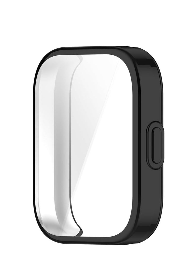 Case for Amazfit Bip 5 Unity Screen Protector Protective Case Silicone TPU Screen Protector Case Cover, Anti Black - Image 2