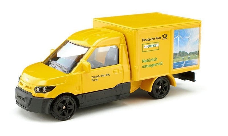 siku 1944, Streetscooter, 1:50, Metal/Plastic, Yellow, Incl. trailer hitch, Can be combined with siku models of the same scale - Image 1